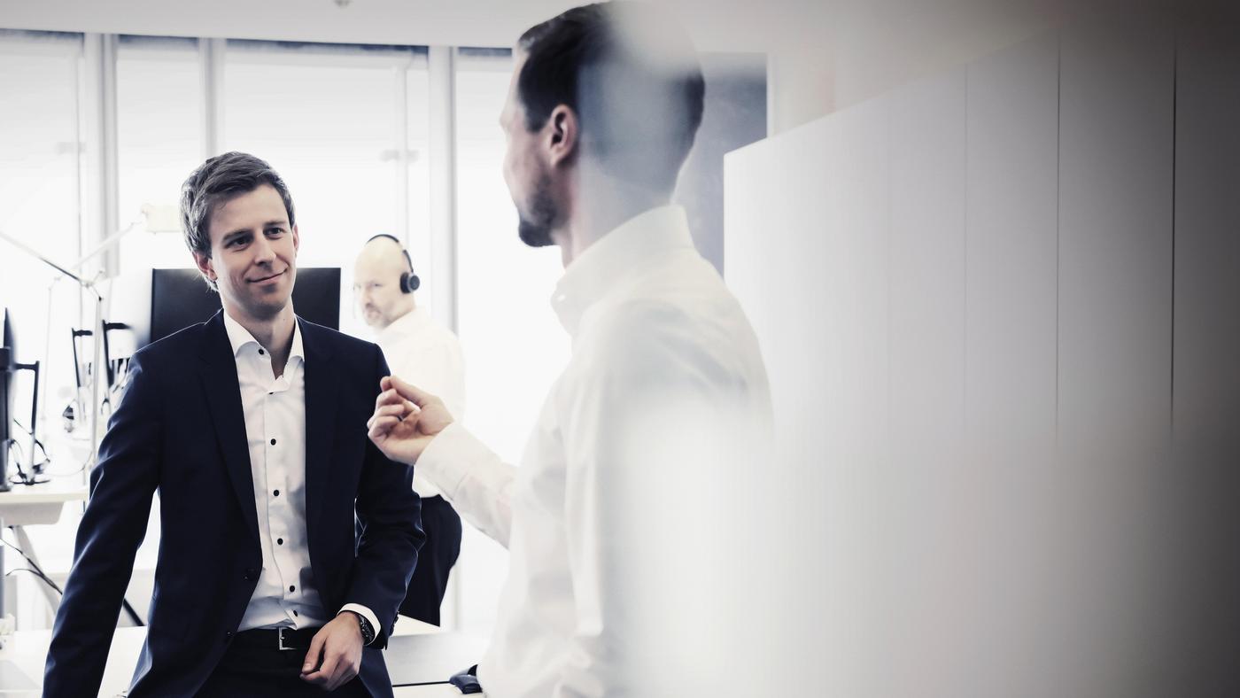 Fondsmanager Tobias Schafföner und Michael Illig