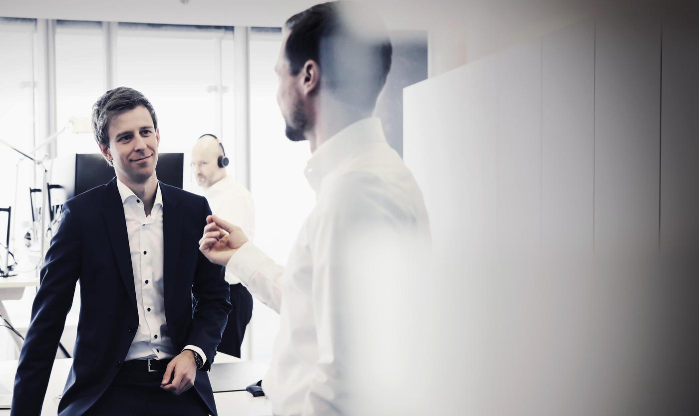 Fondsmanager Tobias Schafföner und Michael Illig